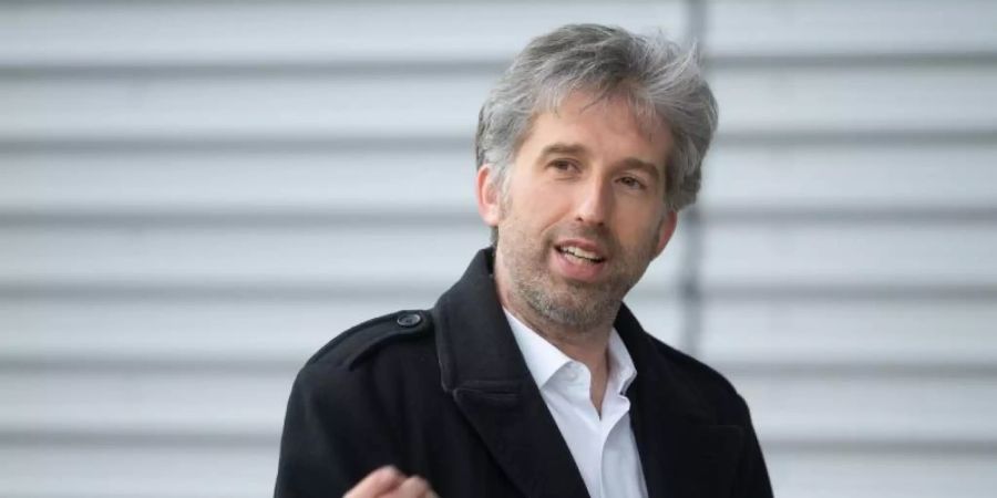 Boris Palmer (Grüne), Oberbürgermeister von Tübingen, nimmt an einem Pressetermin der Stadt Tübingen teil. Foto: Marijan Murat/dpa