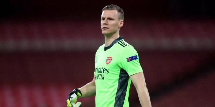 Torhüter Bernd Leno erreichte mit dem FC Arsenal das Viertelfinale der Europa League. Foto: Adam Davy/PA Wire/dpa