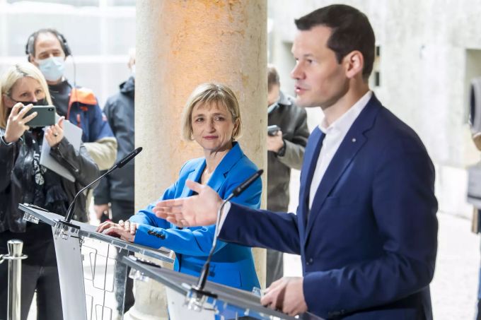 Fabienne Fischer (links) und Pierre Maudet (rechts). Fabienne Fischer Pierre Maudet