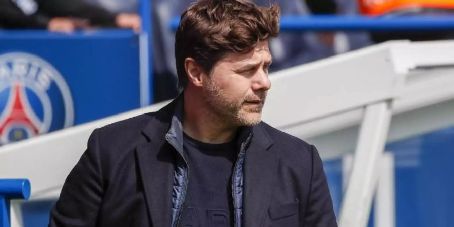 PSG-Trainer Mauricio Pochettino hat mit seinem Team das Pokalfinale erreicht. Foto: Francois Mori/AP/dpa