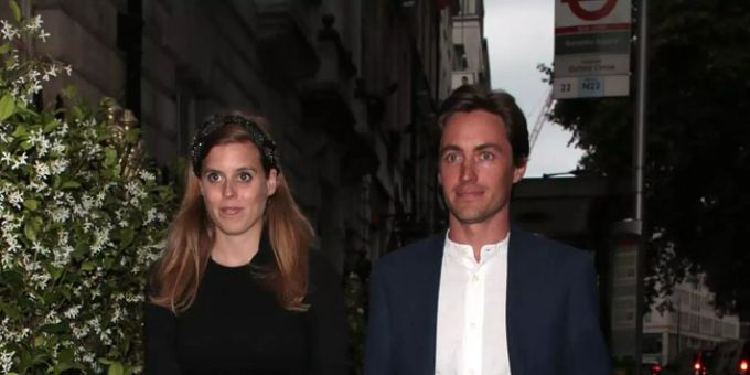 Prinzessin Beatrice und Edoardo Mapelli Mozzi. Prinzessin Beatrice