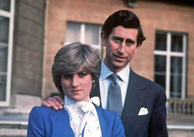 Prinzessin Diana mit ihrem Mann Prinz Charles. Diana