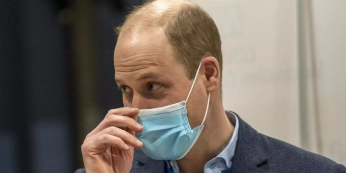 Prinz William besucht das Impfzentrum in King's Lynn. Foto: Arthur Edwards/The Sun/PA Wire/dpa Prinz William besucht das Impfzentrum in King's Lynn. Foto: Arthur Edwards/The Sun/PA Wire/dpa