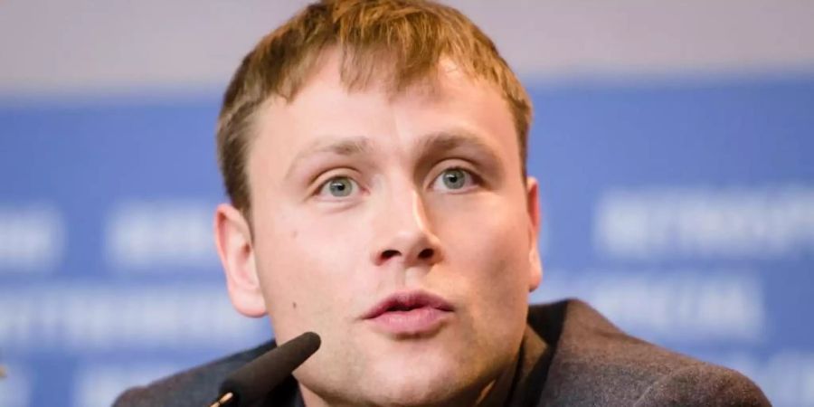 Schauspieler Max Riemelt auf der Berlinale 2017. Foto: Gregor Fischer/dpa