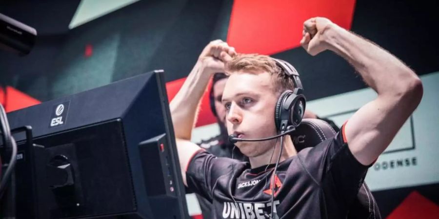 Astralis um Lukas «gla1ve» Rossander zeigte in der CS:GO-Liga ESL Pro League eine starke Leistung. (Archivbild). Foto: Helena Kristiansson/ESL Gaming/dpa