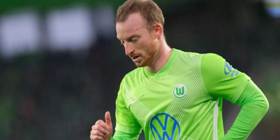 Spielte bisher ein Mal für die DFB-Elf: Wolfsburgs Maximilian Arnold. Foto: Peter Steffen/dpa