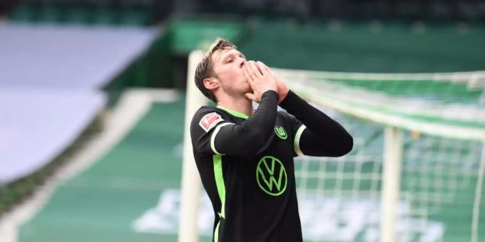 Wurde trotz bislang 17 Toren für den VfL Wolfsburg in der Bundesliga nicht in den Oranje-Kader berufen: Wout Weghorst. Foto: Carmen Jaspersen/dpa Wurde trotz bislang 17 Toren für den VfL Wolfsburg in der Bundesliga nicht in den Oranje-Kader berufen: Wout Weghorst. Foto: Carmen Jaspersen/dpa