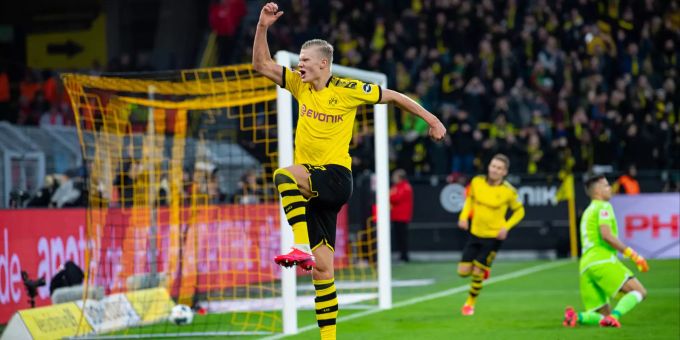 Neuzugang Erling Haaland hat beim BVB voll eingeschlagen. Haaland BVB Tor