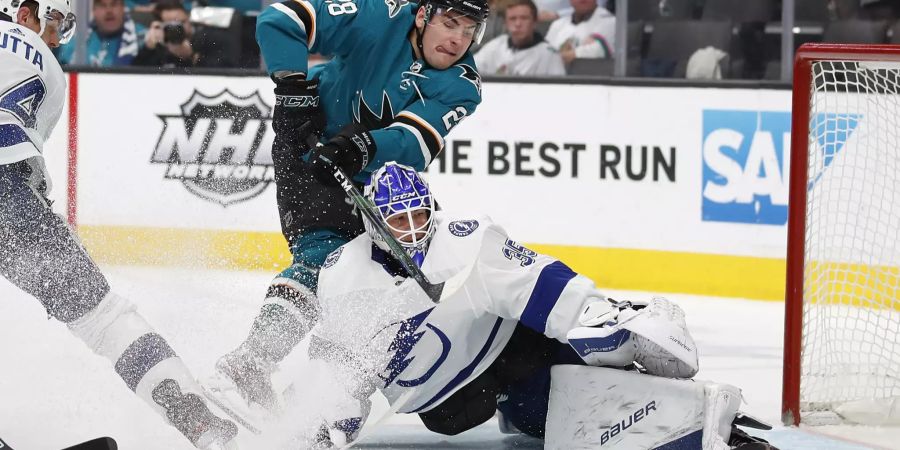 Auch Timo Meier verliert mit den San Jose Sharks gegen Tempa Bay Lightning mit 0:3.