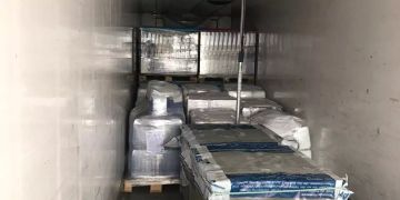 Sattelzug mit Gefahrengut