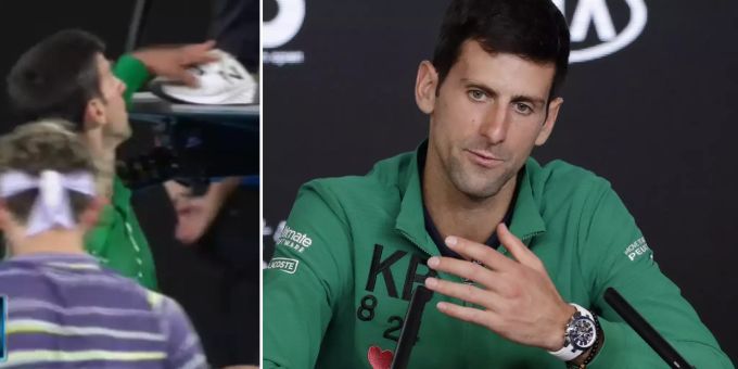 Nach Melbourne-Sieg - Novak Djokovic entschuldigt sich für Schiri-Eklat