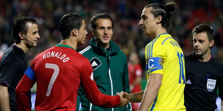 Es ist das erste Aufeinandertreffen der beiden seit Ibrahimovics öffentlicher Kritik an Ronaldo.