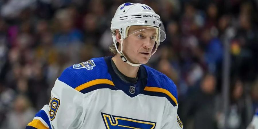 Jay Bouwmeester von St. Louis Blues hat einen Defibrillator eingesetzt bekommen. Foto: Jack Dempsey/FR42408 AP/dpa