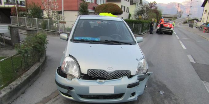 Unfall in Oberurnen.