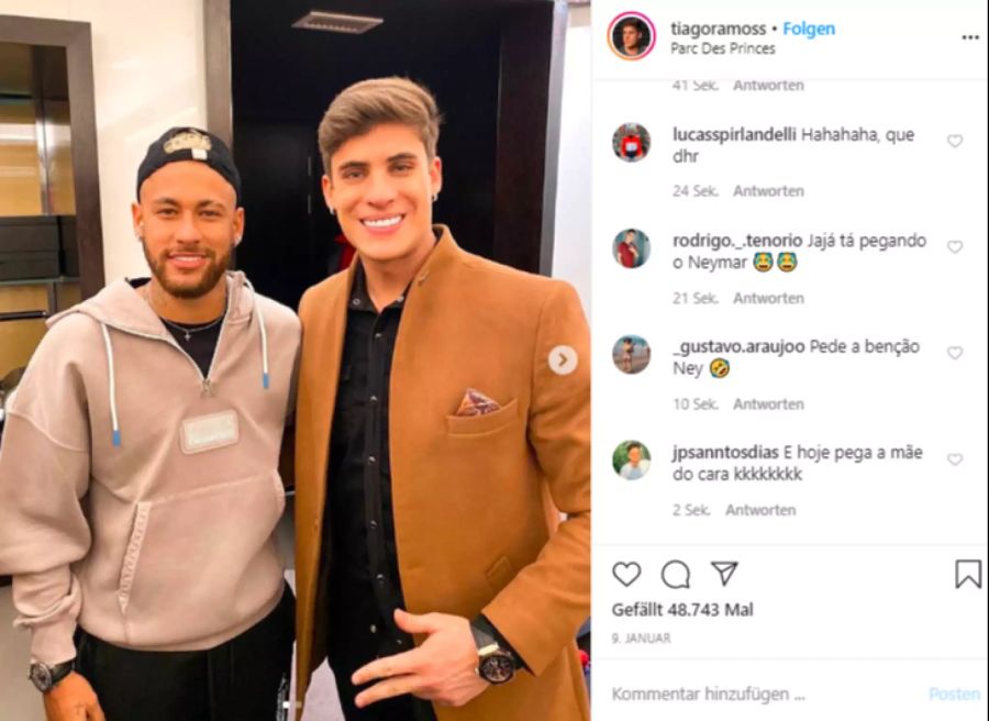 Tiago Ramos ist ein grosser Fan von Neymar.