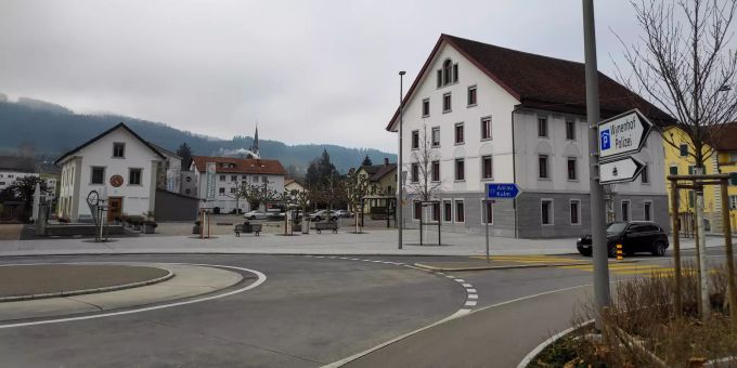 Dorf Zentrum in Reinach. Dorf Zentrum in Reinach.