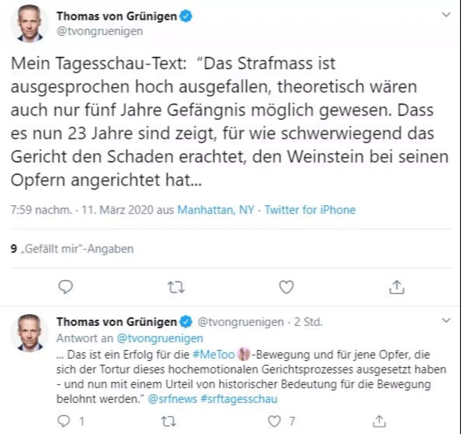 SRF tagesschau von Grünigen