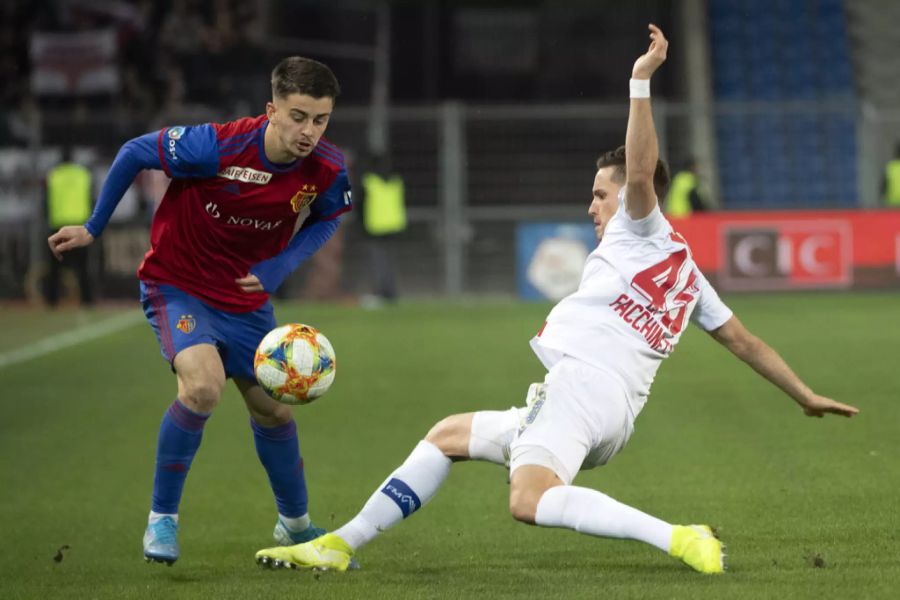 Edon Zhegrova im Spiel gegen den FC Sion.