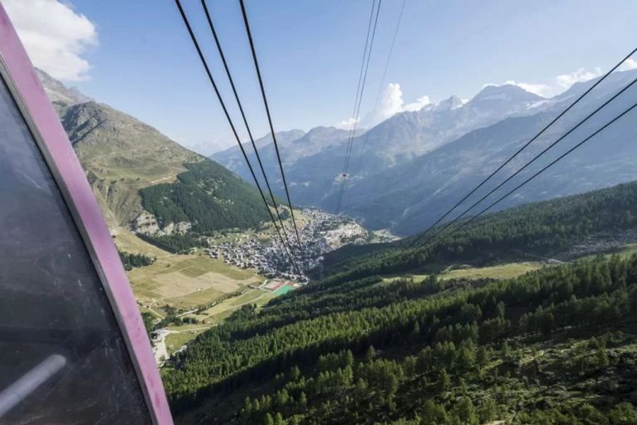 In Saas-Fee VS blickt man hingegen entspannt auf die kommenden Tage.