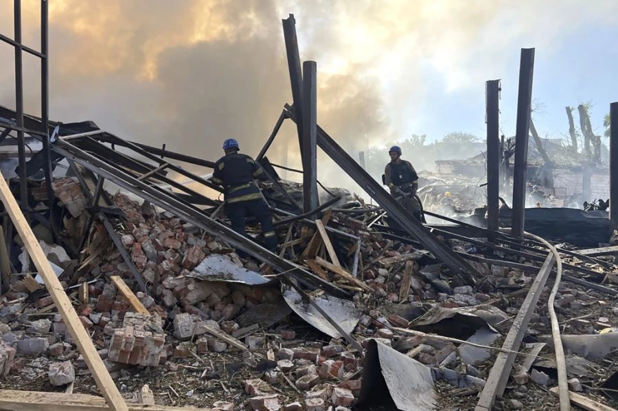 Die russischen Truppen hätten an einigen Stellen mehr Mühe mit ukrainischen Vorstössen als an anderen.