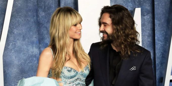 Heidi Klum und Tom Kaulitz, 2023, bei der Vanity Fair Oscar Party. heidi Klum tom kaulitz