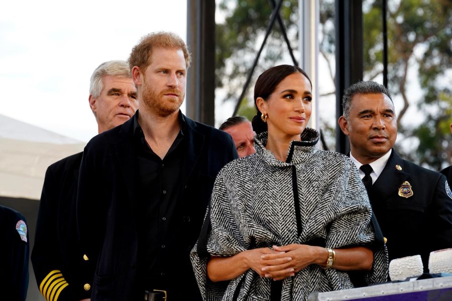 Meghan Markle und Prinz Harry vergangenes Jahr auf dem «One805Live!»-Event von Hollywoodstar Kevin Costner.