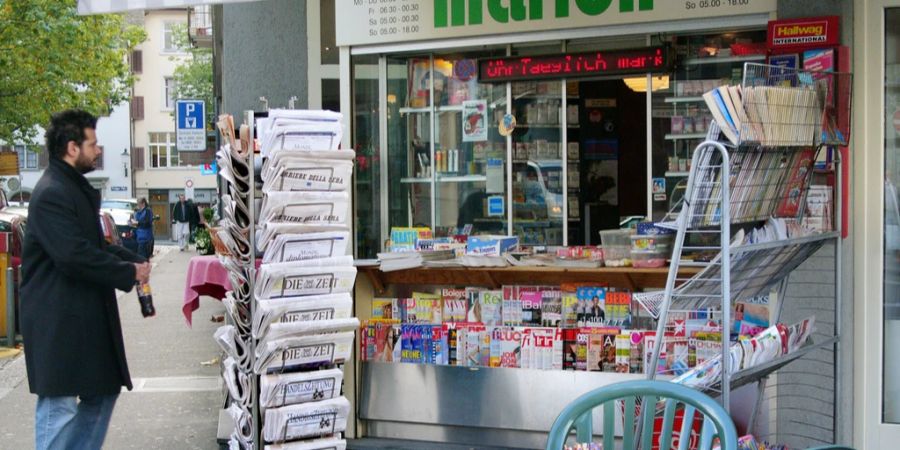 Kiosk LED-Laufschrift