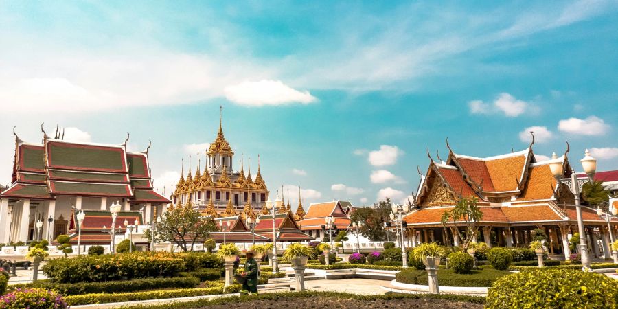 Loha Prasat Palast in Bangkok.