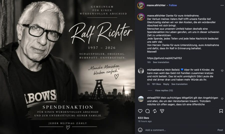 Ralf Richter Spendenaktion