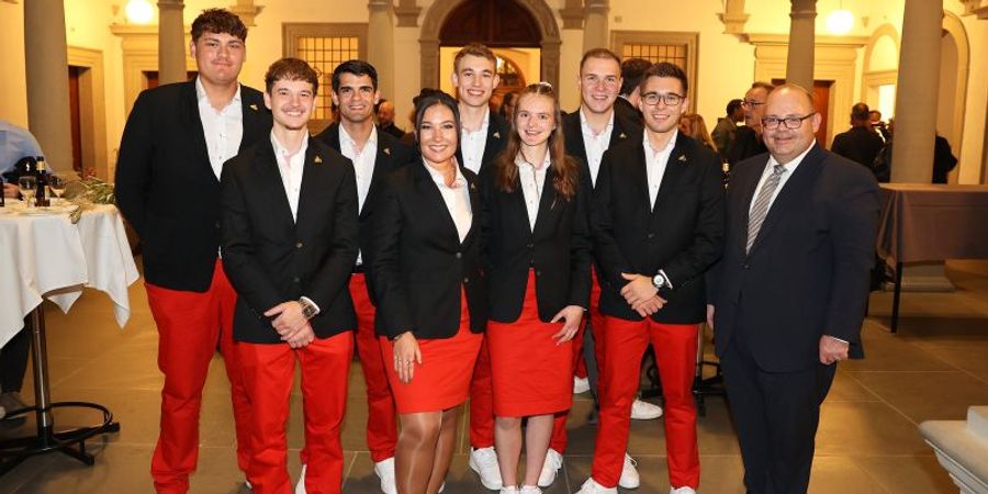 Die Zentralschweizer Berufstalente werden nach ihrer Rückkehr von den WorldSkills 2026 in Shanghai empfangen.