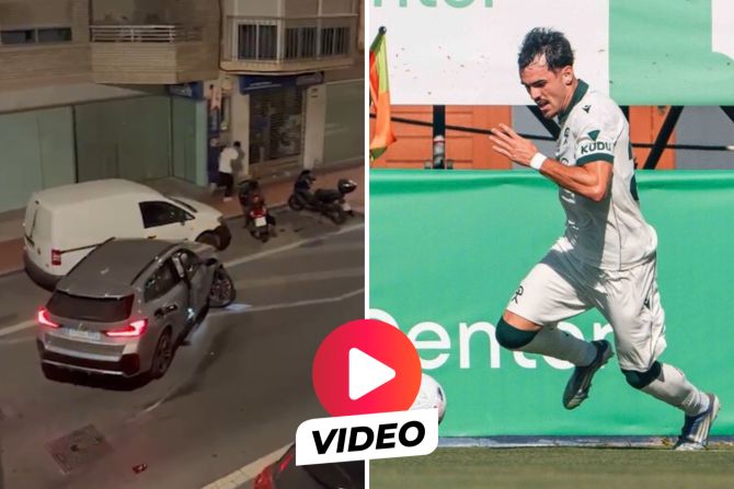 Álex Sola Almería Unfall