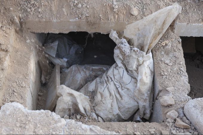 Massengrab Leichen Syrien