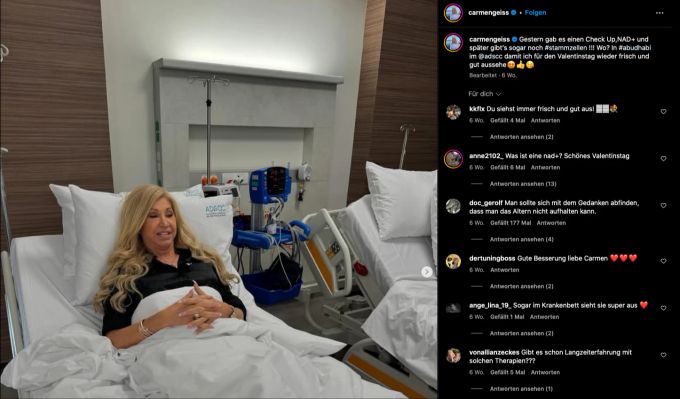 Auf Instagram zeigen sich die Geissens sehr privat – hier spricht Carmen auch über ihre Beauty-OPs. geissens
