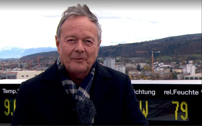 «Meteo»-Chef Thomas Bucheli hat bei einem Interview seine politische Meinung verraten. Screenshot SRF