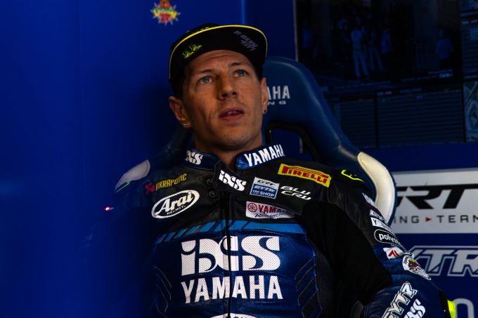 Dominique Aegerter bei der Superbike-WM im Portugal. Dominique Aegerter Yamaha Superbike-WM