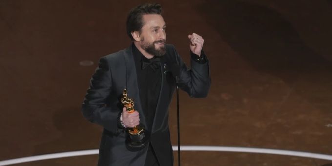Kieran Culkin gewinnt seinen ersten Oscar. Kieran Culkin
