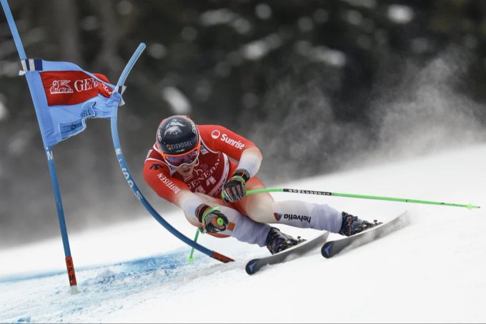 Josua Mettler muss den WM-Winter vorzeitig abbrechen. (Archivbild) Josua Mettler Ski-Weltcup