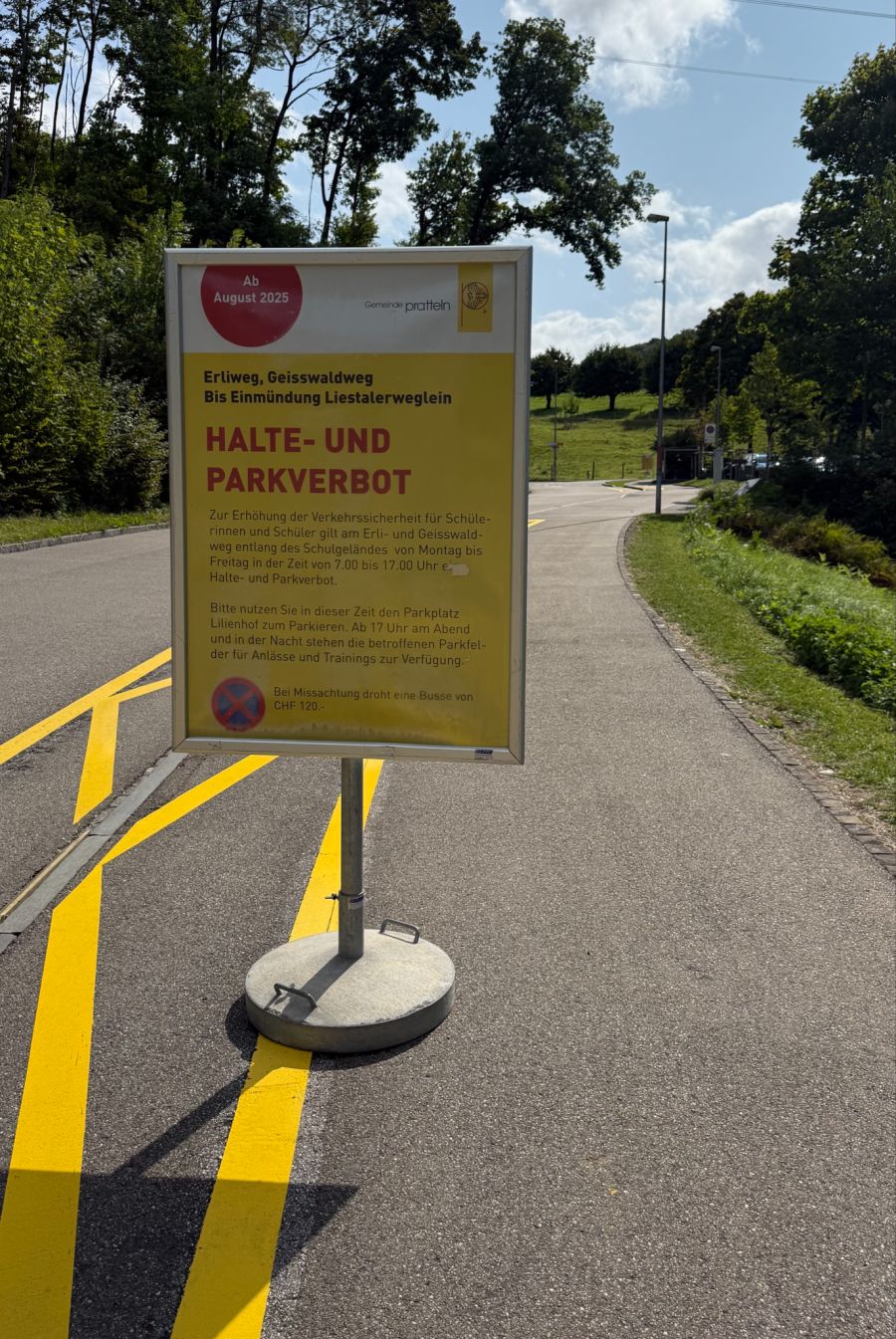 pratteln schulhaus erlimatt