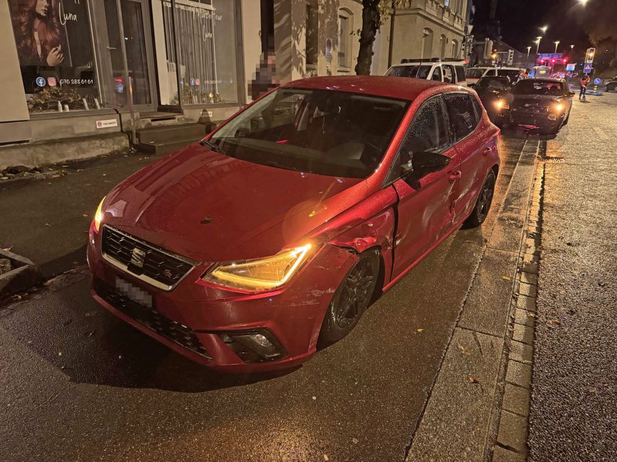Beim Unfall entstand Sachschaden.
