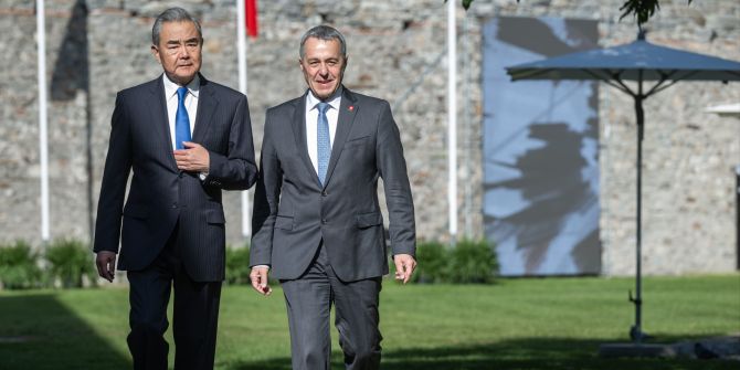 Chinese Foreign Affairs Minister Wang Yi visits Switzerland