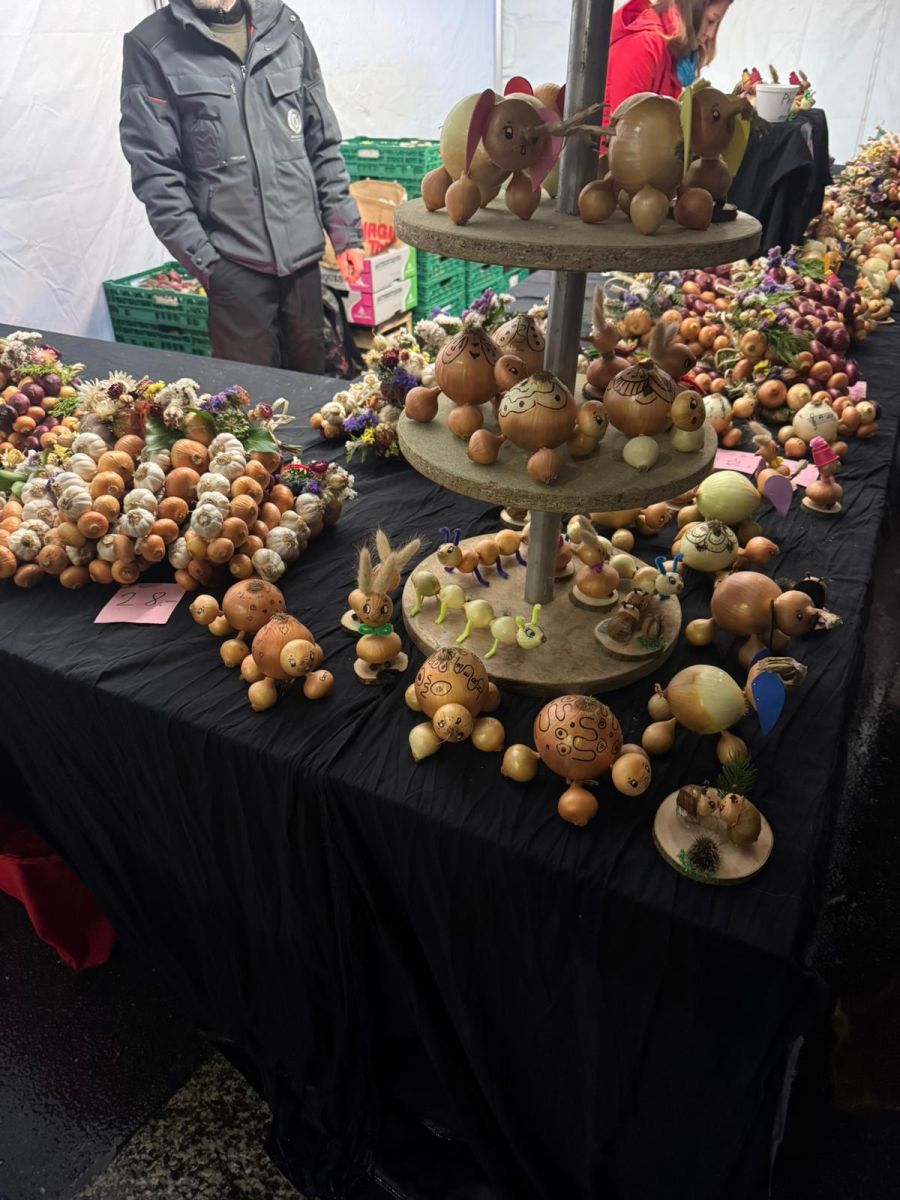 Herrliche Kreationen am Zibelemärit in Bern.