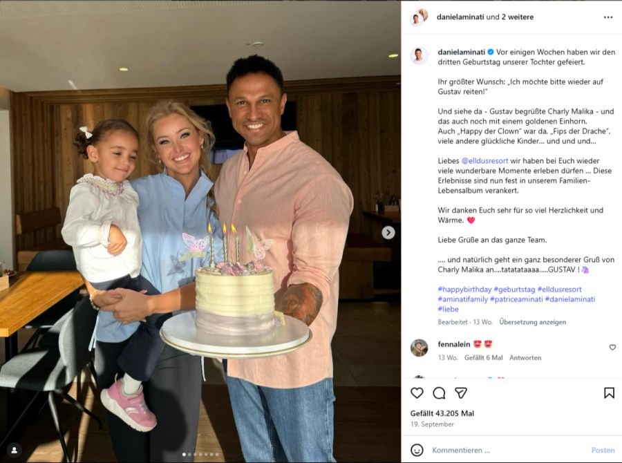 Patrice Aminati hat sich von ihrem Noch-Ehemann Daniel getrennt.