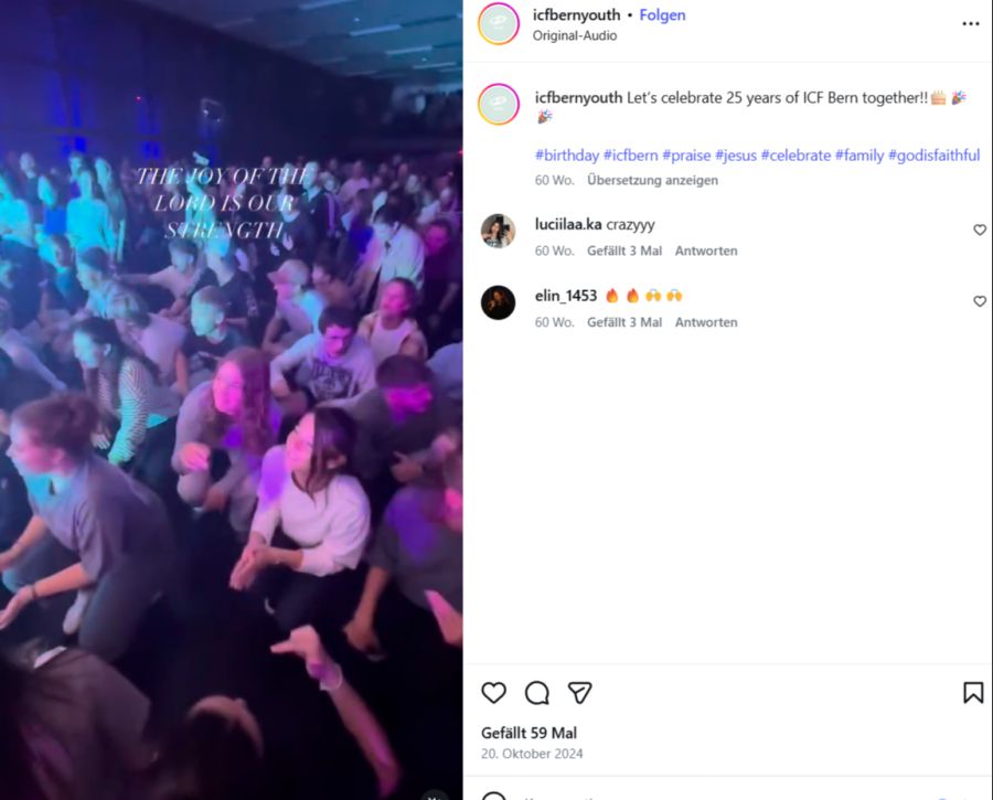 Laut Experten zählt unter anderem die Ausrichtung von partyähnlichen Gottesdiensten zum Erfolgsrezept junger Freikirchen.