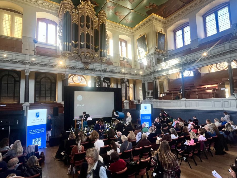 Das Sheldonian Theatre in Oxford während der Vorlesung