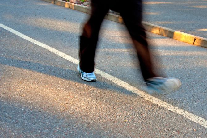 Fussgänger Strasse Mann Person