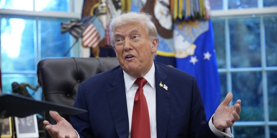US-Präsident Donald Trump sorgt mit neuen Zollforderungen für Aufsehen. (Archivbild)