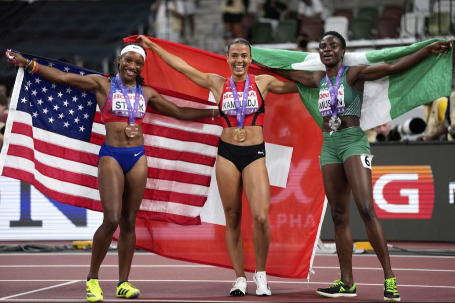Ditaji Kambundji holt Gold.