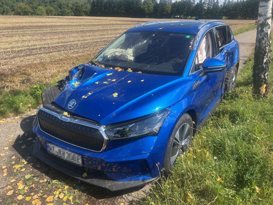 Beim Unfall entstand Sachschaden.