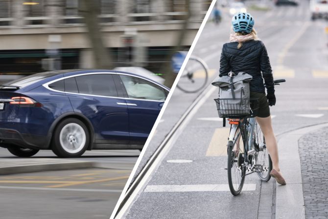 Auto und Velo