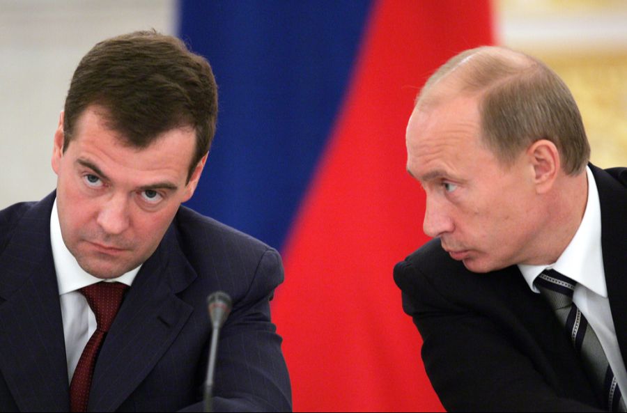Medwedew Putin Drohung